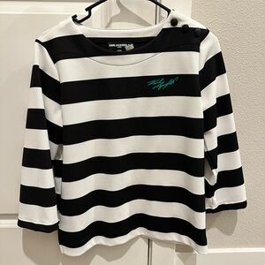 Karl Lagerfeld top.  Worn once